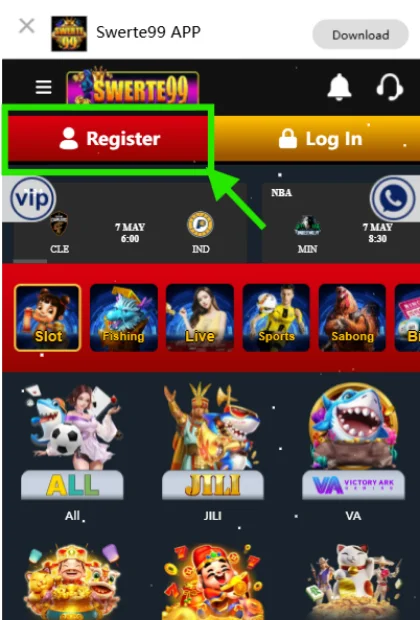 swerte99 register