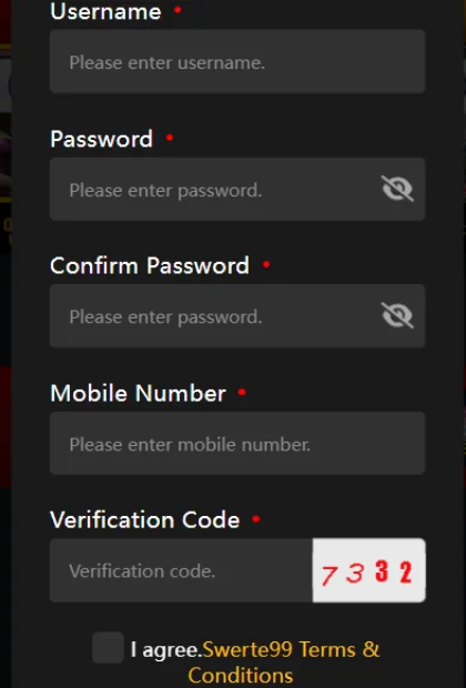 swerte99 register